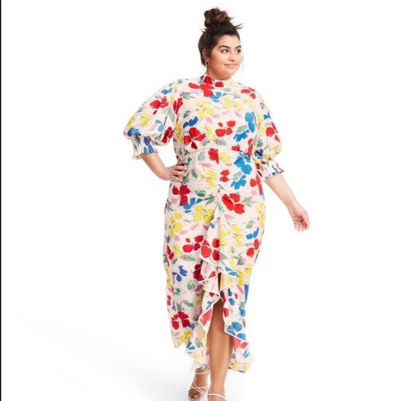 Floral Mock Neck Ruffle Dress - RIXO for Target - Picture 2 of 6